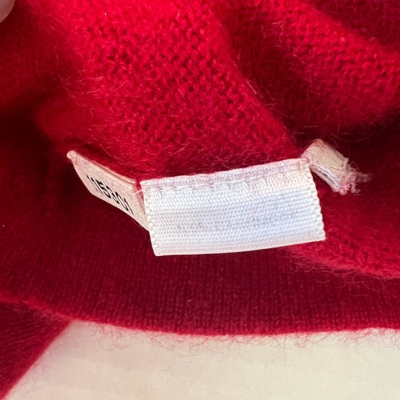 Cashmere Turtleneck Sweater Womens Small Red Long Sleeve - Picture 3 of 6